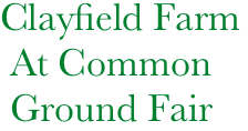 Clayfield Farm
 At Common   
 Ground Fair