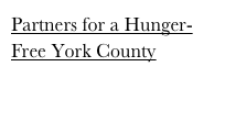 Partners for a Hunger-Free York County