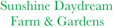 Sunshine Daydream
   Farm & Gardens