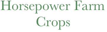 Horsepower Farm
          Crops