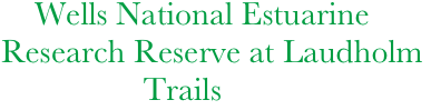         Wells National Estuarine 
    Research Reserve at Laudholm
                     Trails