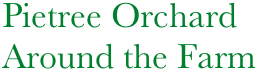     Pietree Orchard
    Around the Farm